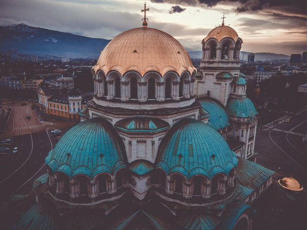 Alexander Nevsky katedrális a város Szófia, Bulgária - Fotó, kép