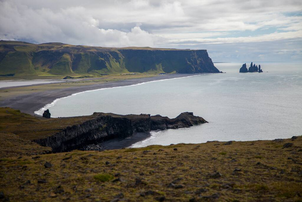 View from Dyrholaey on the South Coast of Iceland - Fotografie, Obrázek