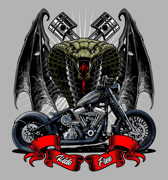  biker vector template for graphic design  - Vector, Image