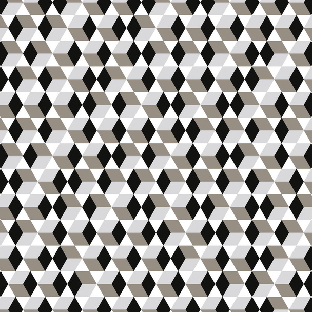  Hexagonaal doolhof patroon abstracte illustratie - Vector, afbeelding