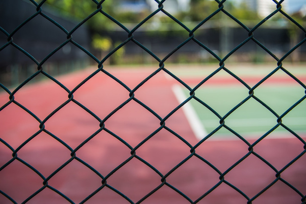 Fence of the tennis courts - Fotografie, Obrázek