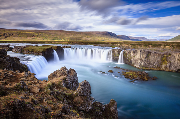 Waterval van Godafoss in IJsland - Foto, afbeelding