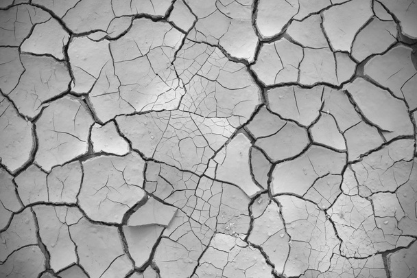 Cracked soil ground, drought land so long waterless, close-up, b - Photo, Image