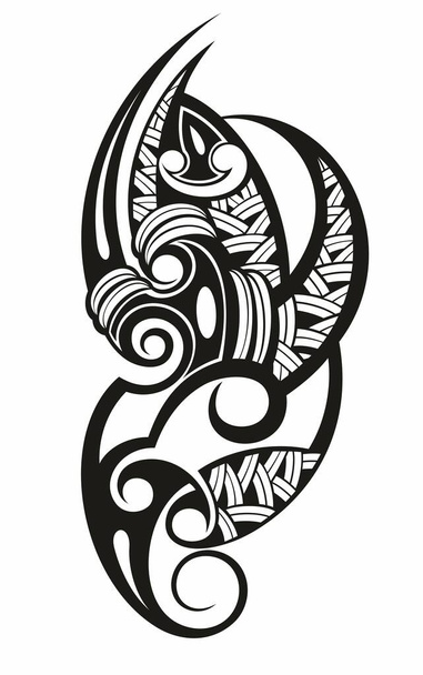 Vector symbol, ornament, tattoo. Vector illustration. Drawings on the body, ancient symbols.Tattoo - Vecteur, image