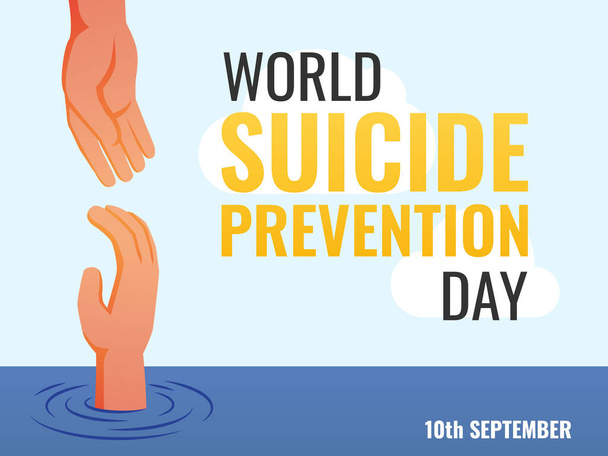 Werelddag van de zelfmoordpreventie Concept 10 - Vector, afbeelding