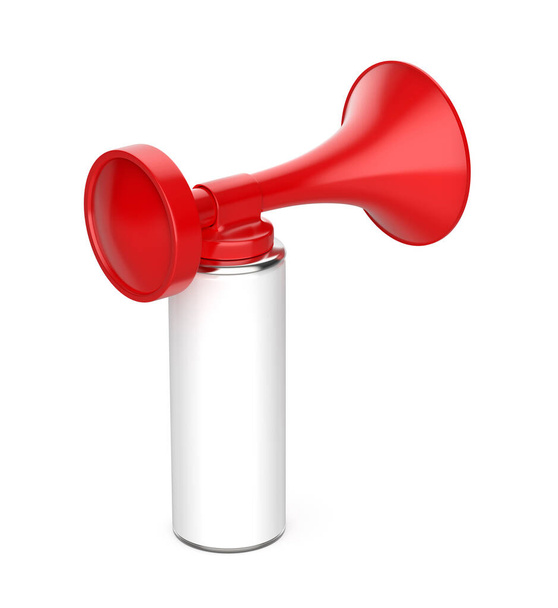 Air horn on white background - Foto, afbeelding