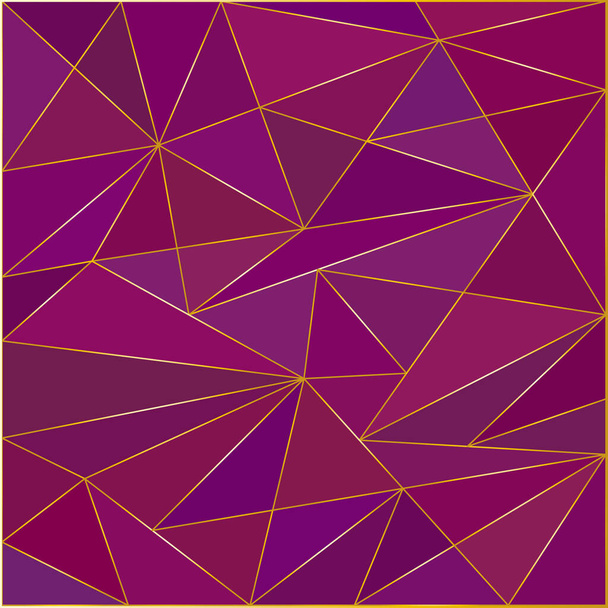 Γεωμετρικά μεταλλικά πλακίδια ορείχαλκου με τρισδιάστατο εφέ. Διακοσμητικός λαβύρινθος  - Φωτογραφία, εικόνα