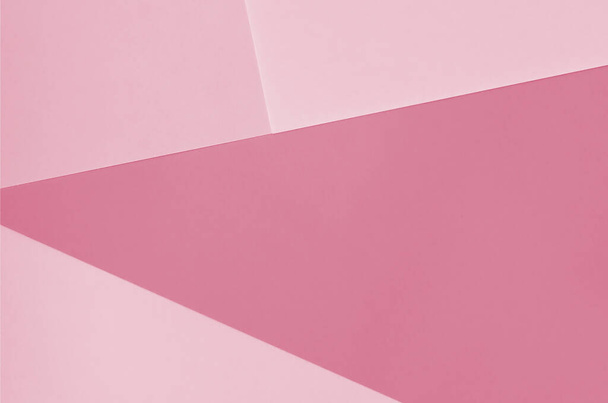 Texture arrière-plan de papier motif géométrique de la mode. abstrait minimal. Image tonique de Viva Magenta, couleur de l'année 2023 - Photo, image