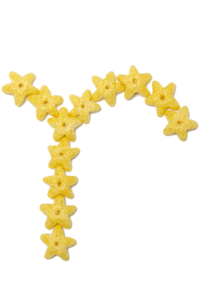yemek Kahvaltı gevreği alfabe yıldız - Fotoğraf, Görsel