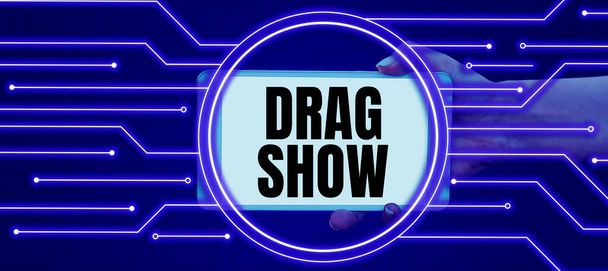 Текст почерку Drag Show, бізнес-конкурс, де два автомобілі намагаються закінчити першу чверть милі
 - Фото, зображення