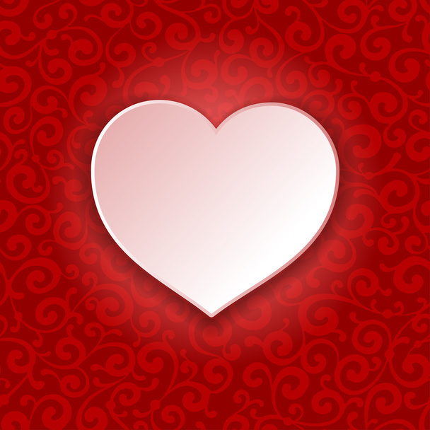 Beautiful background on Valentine's Day - Vector, Image