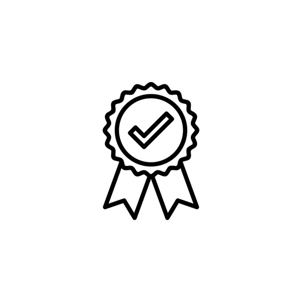 Approved icon. Certified Medal Icon - Vector, Image