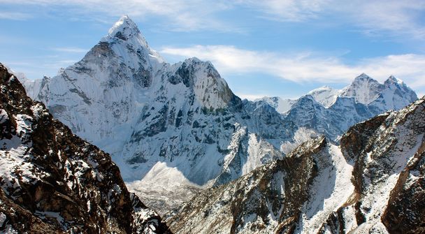 Ama dablam - trek do základního tábora Everestu - Nepál - Fotografie, Obrázek