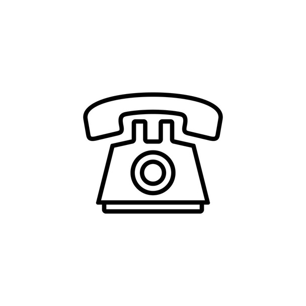 Icono del teléfono. señal de teléfono y símbolo - Vector, Imagen