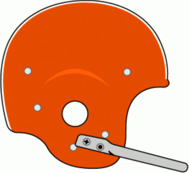 Logotipo de Cleveland Browns equipo deportivo de fútbol americano en casco - Foto, Imagen