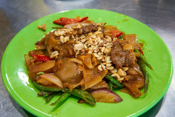 Um delicioso macarrão de arroz frito vietnamita - Foto, Imagem