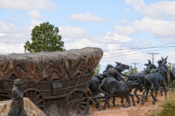 Sculpture en Colfax, Nouveau-Mexique
 - Photo, image