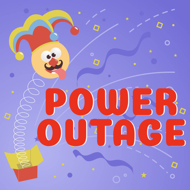 Legenda do texto apresentando Power Outage, Foto conceitual A capacidade de influenciar os pares para atingir os objetivos - Foto, Imagem