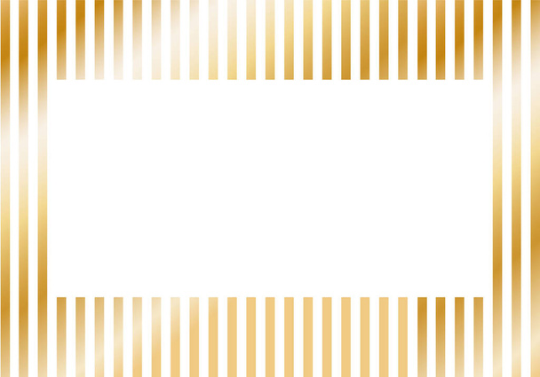 ホワイトの背景にゴールドのきらびやかなラインパターン。パーティー、結婚式、招待状、豪華なデザインのためのベクトルエレガントなゴールドグラデーション装飾パターン。テキスト用のスペース。ベクターイラスト. - ベクター画像