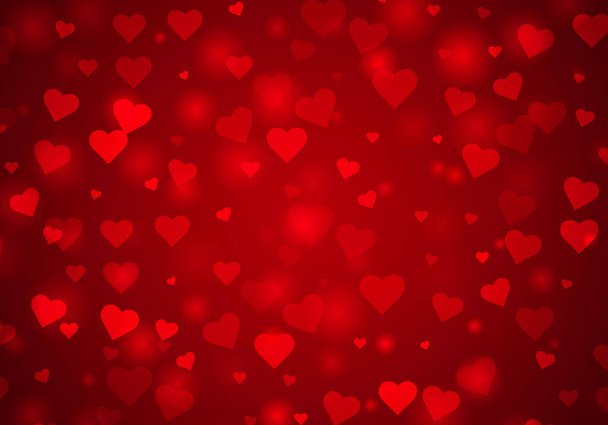 День святого Валентина - праздник любовных отношений, праздничная открытка. Я люблю тебя. 14 февраля. Векторная миграция. - Вектор,изображение
