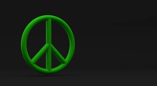 LGBTQIA orgoglio simbolo di pace - Illustrazione 3D - Foto, immagini