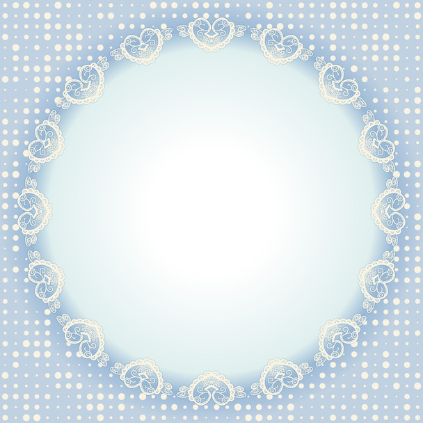 Round frame  template - Vektor, obrázek