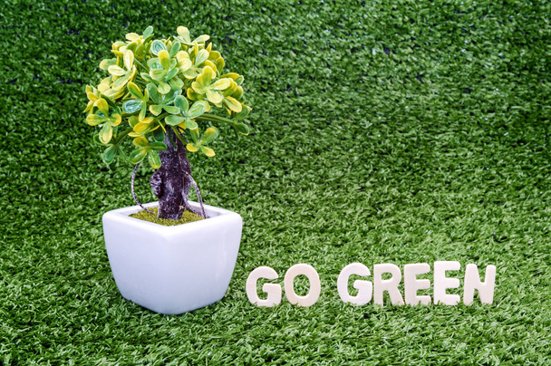 Go green conceptual - 写真・画像