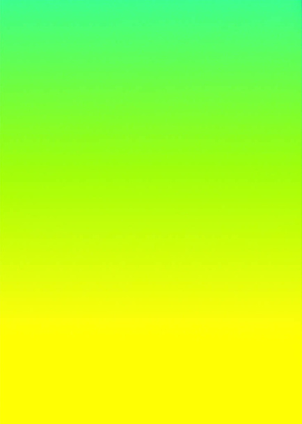 Zelený gradient žluté pozadí, Moderní vertikální design pro sociální média propagace, akce, bannery, plakáty, výročí, party a on-line web reklamy a různé účely. - Fotografie, Obrázek