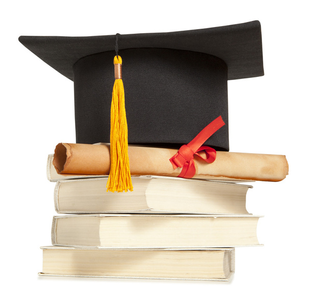 Graduation hat and diploma - Foto, Bild