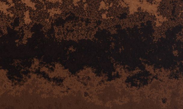 Brown rusty background. Old metal texture. - Photo, Image