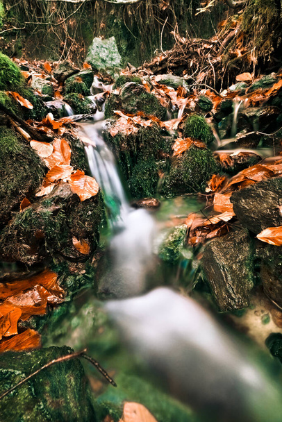 Small waterfall on spring season - Fotografie, Obrázek
