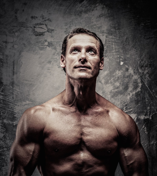 Middle-aged man with muscular body - Photo, Image