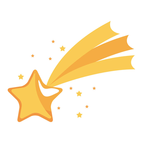Золотий Девід стрілянина зірка Різдва ікона
 - Вектор, зображення