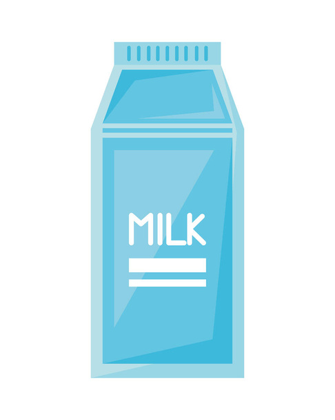 milk box dairy product icon - Vettoriali, immagini