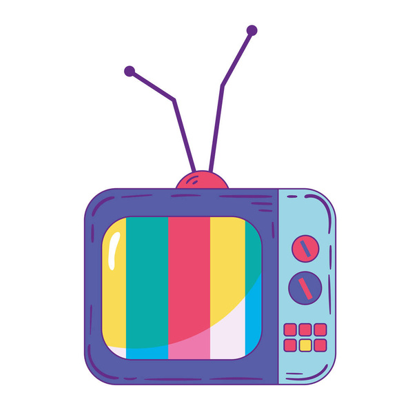 tv 90-х поп-арт - Вектор,изображение
