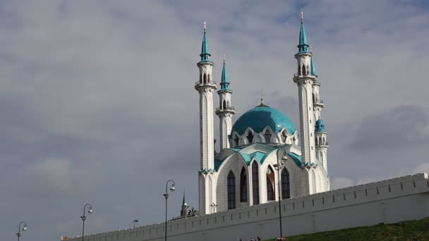 タタールスタン共和国のカザン クレムリンのクル シャリフ モスク - 映像、動画