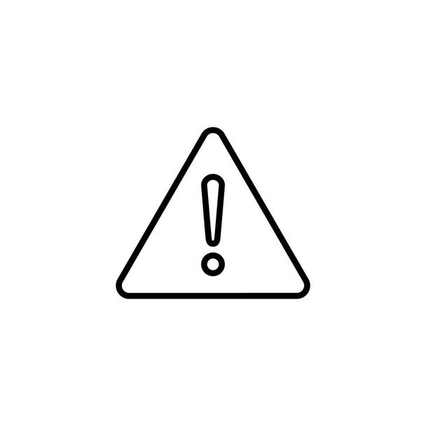 Exclamation danger sign. attention sign and symbol. Hazard warning attention sign - Vector, Image
