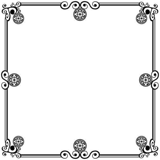 Ornament frames kunnen worden voor bruiloft uitnodigingen, boekomslagen of anderen - Vector, afbeelding