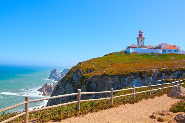 Roca cape lighthouse in Portugal - Fotoğraf, Görsel