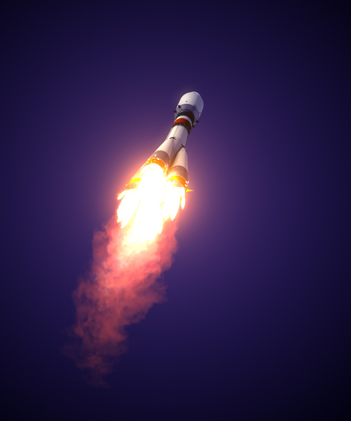 Hordozó rakéta leveszi - Fotó, kép