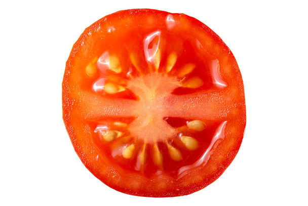 pomidor izolowany na białym tle - Zdjęcie, obraz