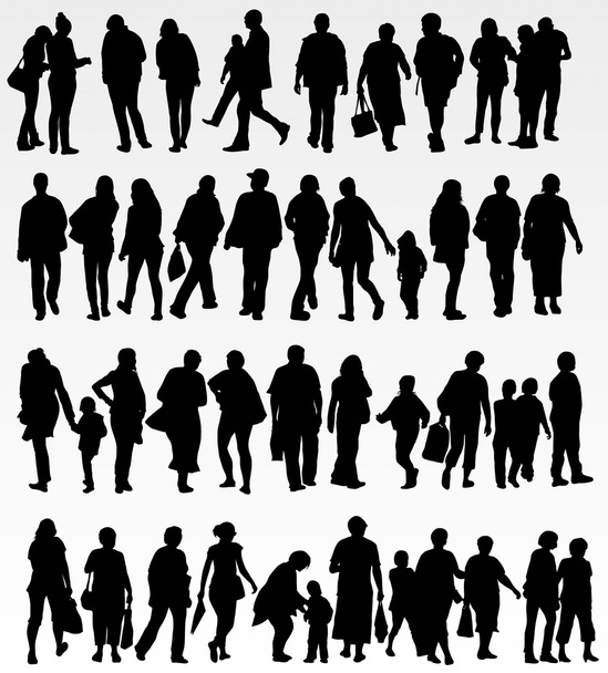 personnes silhouettes collection
 - Vecteur, image
