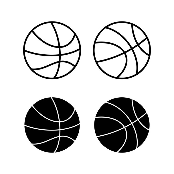 Basketball icon vector for web and mobile app. Basketball ball sign and symbol - Vektor, obrázek