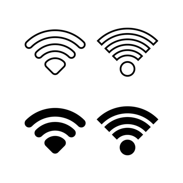 Wifi icon vector for web and mobile app. signal sign and symbol. Wireless  icon - Vector, Image