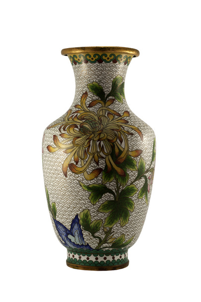 vaso de metal oriental vintage
 - Foto, Imagem