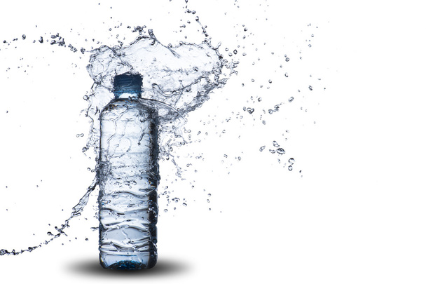Water Splash On Bottle - Photo, image