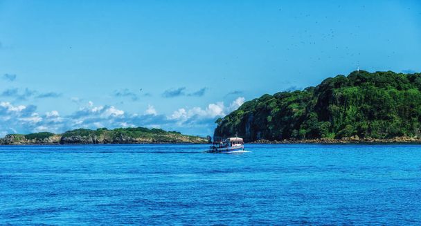 Pearl Islands, Archipielago de las Perlas tai Islas de las Perlas, on ryhmä 200 tai enemmän saaria ja luotoja sijaitsee noin 30 mailia Tyynenmeren rannikolla Panaman lahden Panama. - Valokuva, kuva