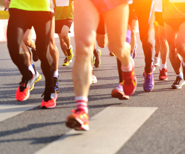 Maraton sportowców konkurujących w fitness - Zdjęcie, obraz