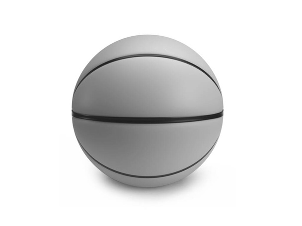 Basketball 3D Illustration Mockup Scene on Isolated background - Photo, Image