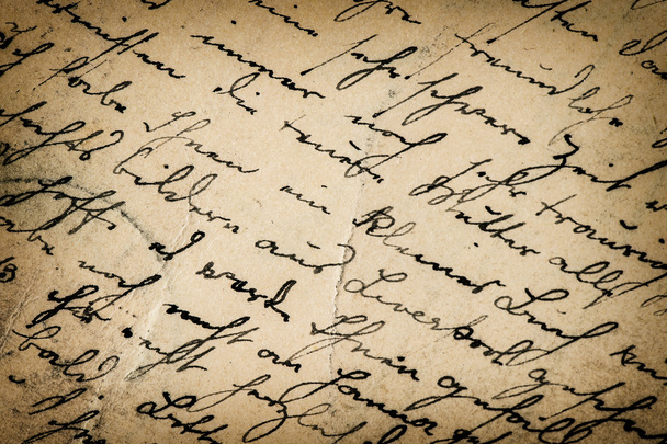 Old handwritten text. - Photo, Image